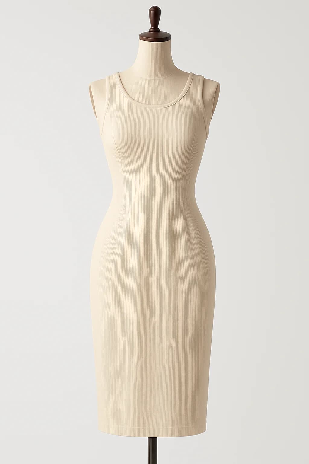 A clean mannequin product image that presents garment structure clearly